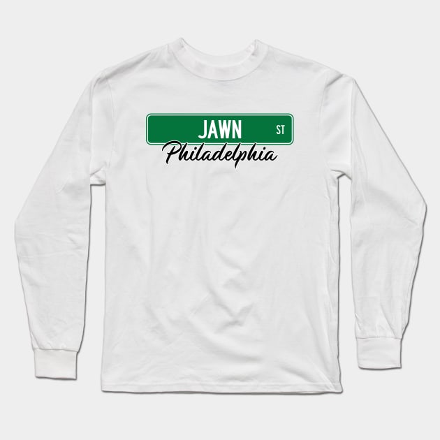 Jawn St. USA Long Sleeve T-Shirt by Mercado Graphic Design